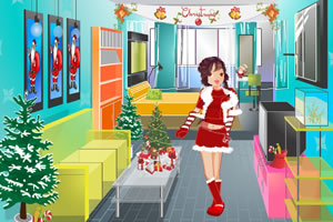 帮女孩找圣诞帽