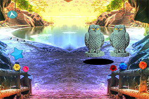 可爱小男孩逃脱