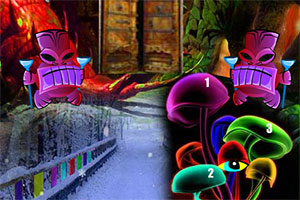 印第安人逃出洞穴