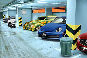 逃离地下停车场