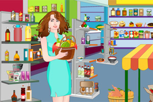 感恩节女孩购物