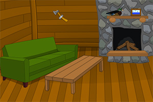 滑雪屋寻找小黑猫