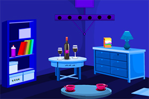 深蓝色的房子逃脱