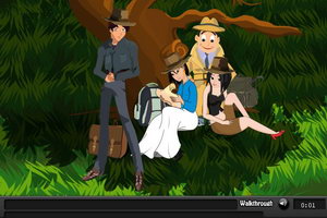 探险家逃出森林