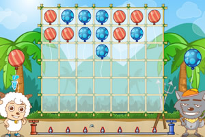 喜羊羊气球连珠双人版