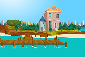 驾驶摩托艇逃脱