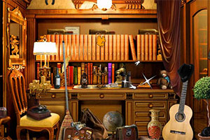 家庭图书馆找东西