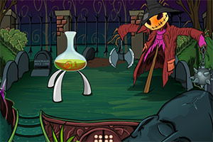 逃离万圣节墓地