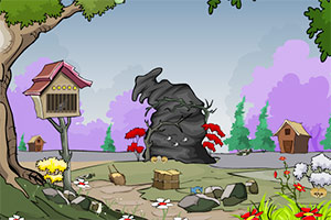 被困的杜鹃逃脱