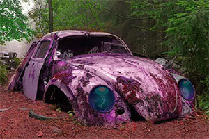 森林废弃车厂逃脱