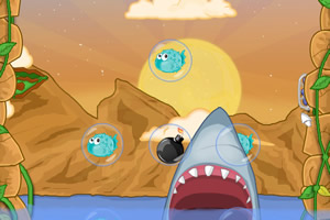 掉落的蓝色小鱼选关版