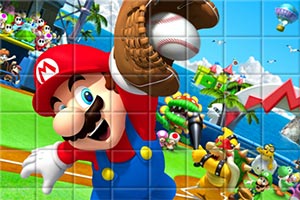 马里奥棒球拼图