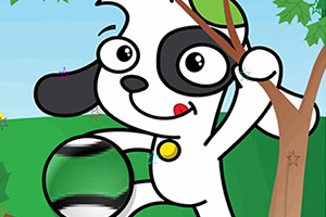 可爱小狗找星星