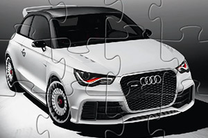 奥迪A1轿车拼图