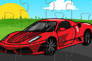 卡通法拉利拼图