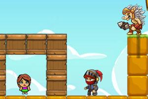 无畏勇士救公主