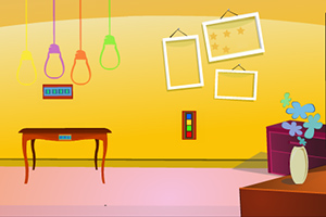 漂亮的黄色房间逃脱