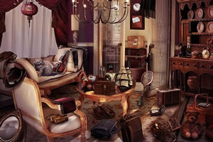 紫色公寓找东西