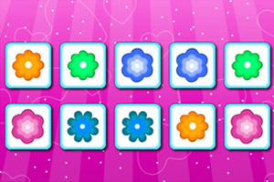 可爱小花记忆卡