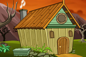 男孩逃出森林小屋