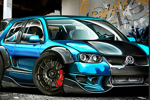 改装大众汽车拼图