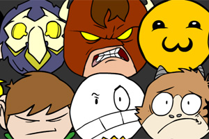 2012游戏英雄脸谱