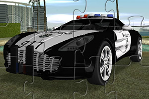 阿斯顿马丁警车拼图