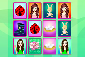 春天野餐记忆卡