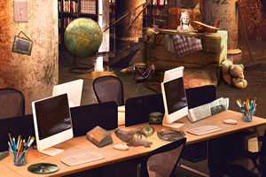 图书馆里的杂物