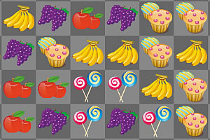 甜美食物对对碰