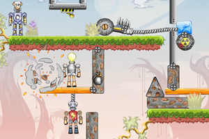 炸毁机器人选关版