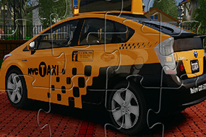 普锐斯出租车拼图