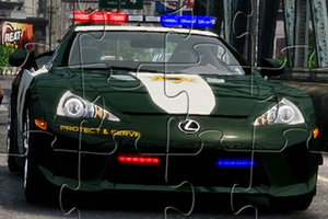 雷克萨斯警车拼图