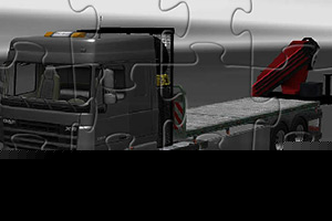 平板大卡车拼图