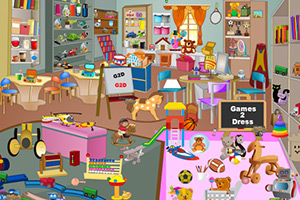 儿童玩具房找物品