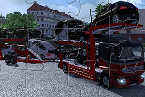 大型运输卡车拼图