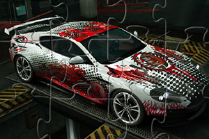 阿斯顿马丁跑车拼图