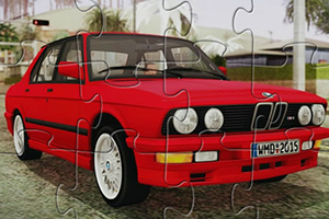 宝马M5E28汽车拼图