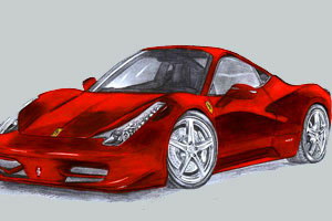 法拉利458汽车拼图