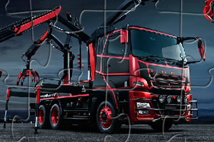 三菱施工卡车拼图