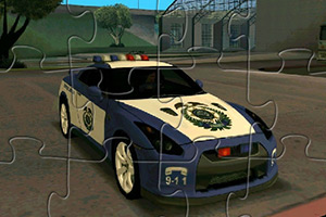 尼桑警车拼图