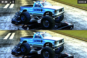 警察卡车找不同