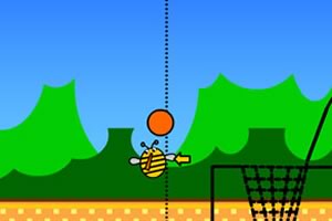 小蜜蜂玩小球