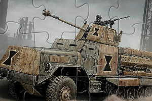 军用坦克拼图