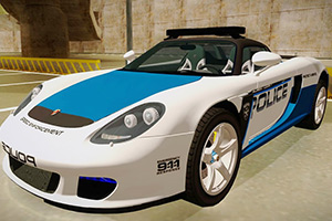 保时捷警车拼图