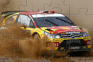 雪铁龙C4赛车拼图