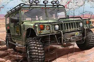 越野悍马拼图
