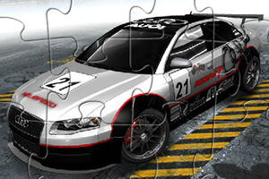 奥迪A4汽车拼图