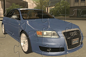 奥迪A6汽车拼图