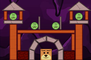 泰迪熊与小怪物